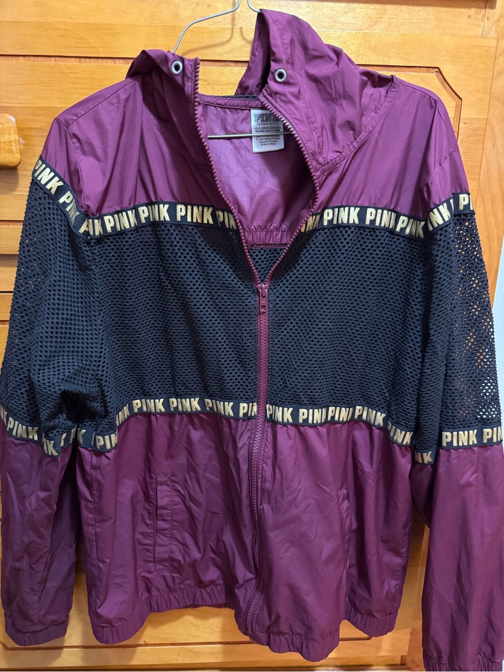 PINK Victoria's Secret Lightweight Windbreaker Jacket